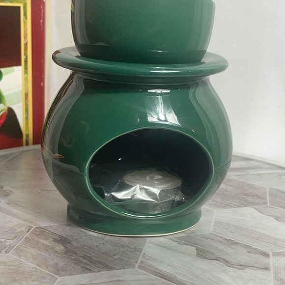 Claire Burke Applejack & Peel Tabletop Simmer Pot 1992 w/ Box Candle - Picture 6 of 14